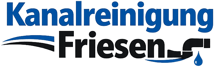 Kanalreinigung Friesen Logo Schriftzug im Querformat